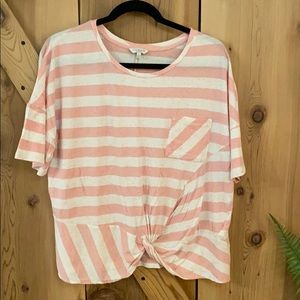 Lucky Brand crop twisty top